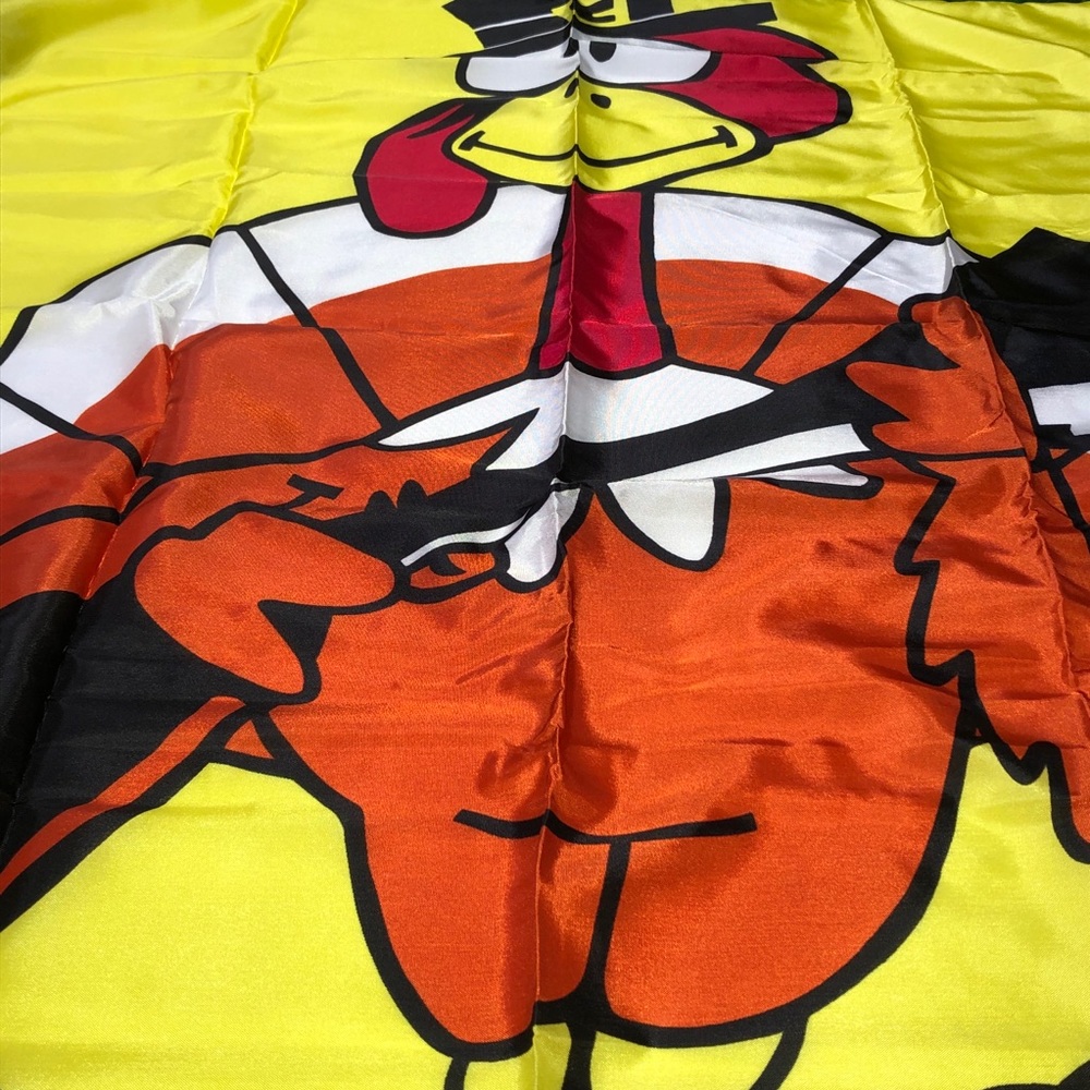 Turkey Flag Outdoor Thanksgiving Vintage Thanksgiving Day flag 1980s New